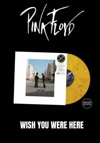 Pink Floyd - Wish You Were Here [LP] Limited 50th Anniversary Flame Yellow Colored Vinyl (import)