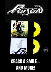 Poison - Crack A Smile...And More! [2LP] Limited Yellow Colored Vinyl (import)