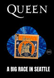 Queen - A Big Race In Seattle [3LP Box] Blue Splatter Colored Vinyl, Numbered (import)