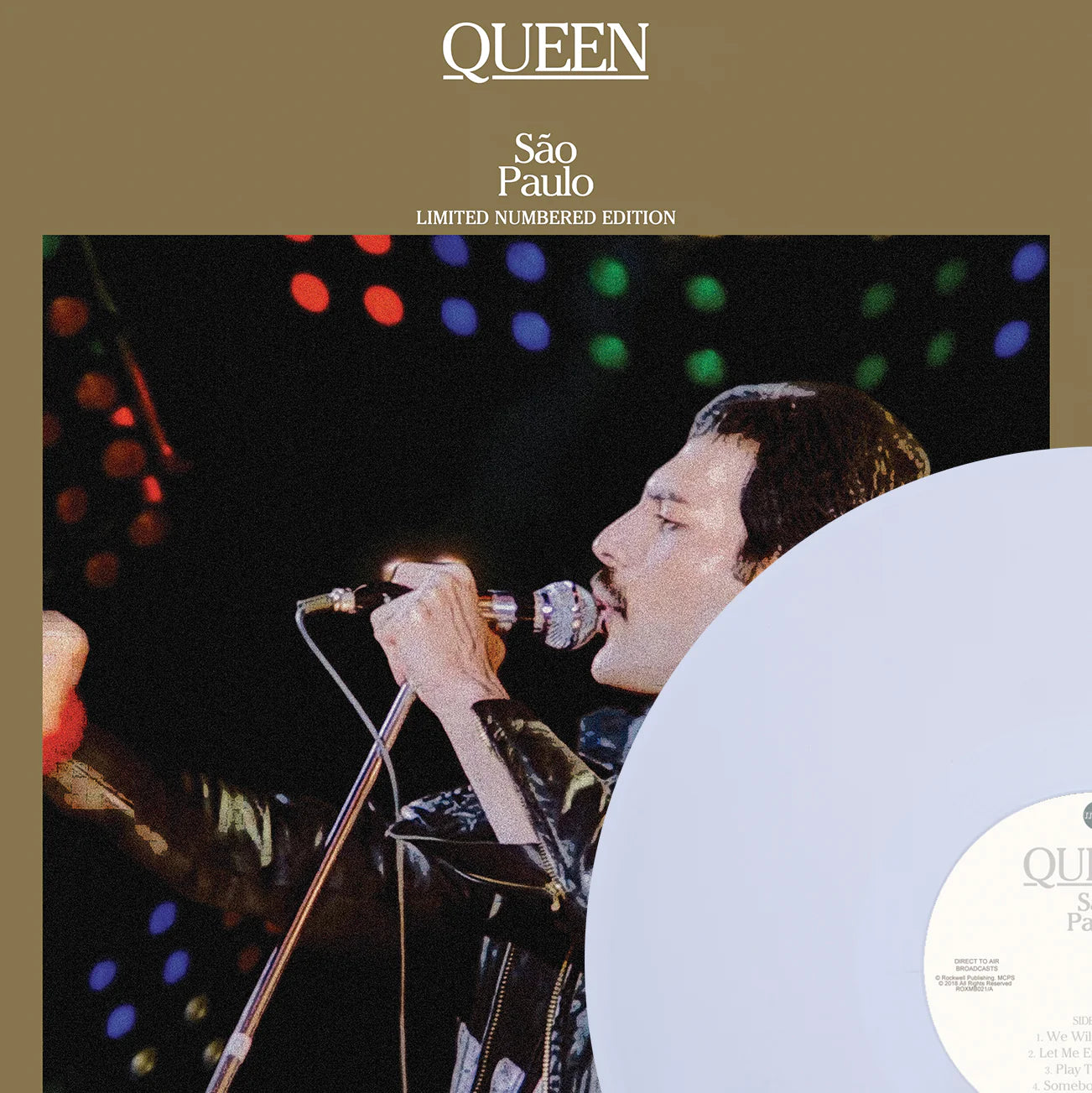 Queen - Sao Paulo [LP] Limited & Numbered 180gram White Colored Vinyl (Import)