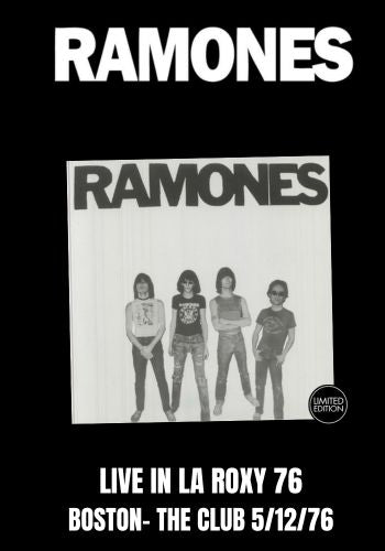 Ramones - Live In LA, Roxy 76/Boston, The Club 76 [LP] Limited & Numbered Black Vinyl, Poster (import)