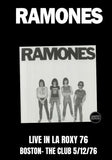 Ramones - Live In LA, Roxy 76/Boston, The Club 76 [LP] Limited & Numbered Black Vinyl, Poster (import)
