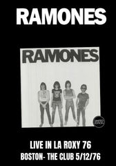 Ramones - Live In LA, Roxy 76/Boston, The Club 76 [LP] Limited & Numbered Black Vinyl, Poster (import)