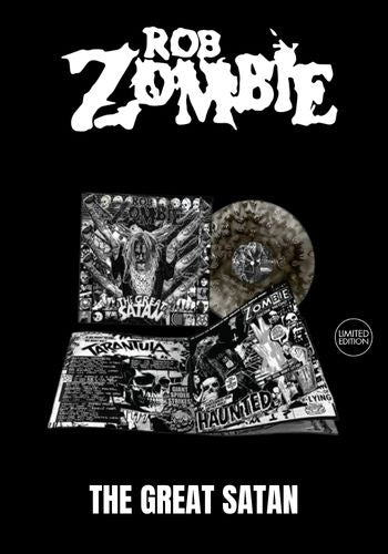 Rob Zombie - The Great Satan [LP] Limited Ghostly Black Colored Vinyl, Gatefold