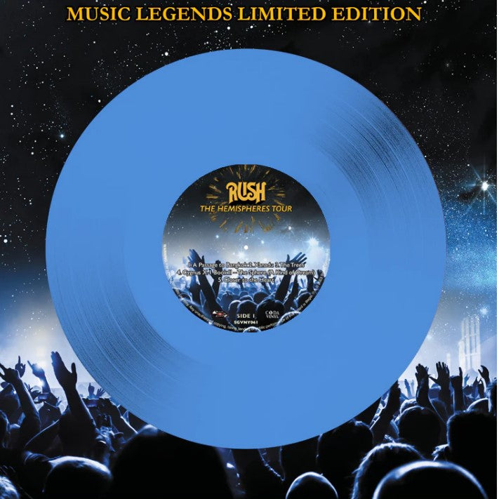 Rush - The Hemispheres Tour [LP] Limited Blue Colored Vinyl (import)