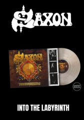 Saxon - Into The Labyrinth [LP] Lmited Crystal Clear & Blkack Marble Colored Vinyl, Numbered, Booklet (import)