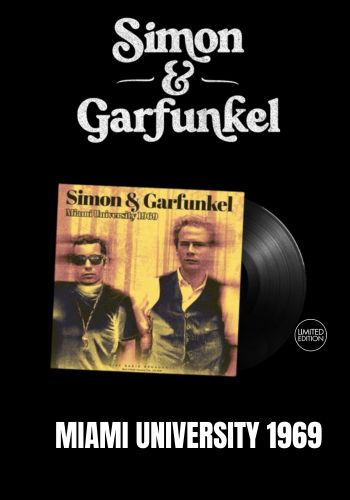 Simon & Garfunkel - Miami Universiry 1969 [LP] Limited Black Vinyl (import)