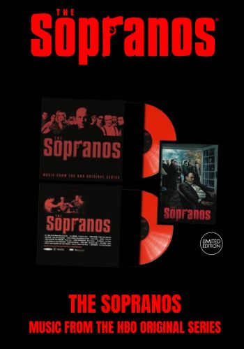 The Sopranos (Music From The HBO Original Series) [2LP] Limited Red Colored Vinyl, Poster (import)
