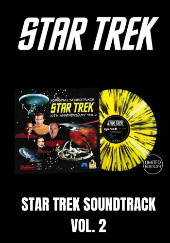 Star Trek - Original Soundtrack Vol 2 [LP] Limited 30th Anniversary Yellow & Black  Splatter Colored Vinyl (import)