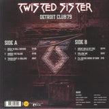 Twisted Sister - Detroit Club '79 [LP] Limited Black Vinyl LP (import)