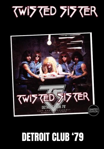 Twisted Sister - Detroit Club '79 [LP] Limited Black Vinyl LP (import)