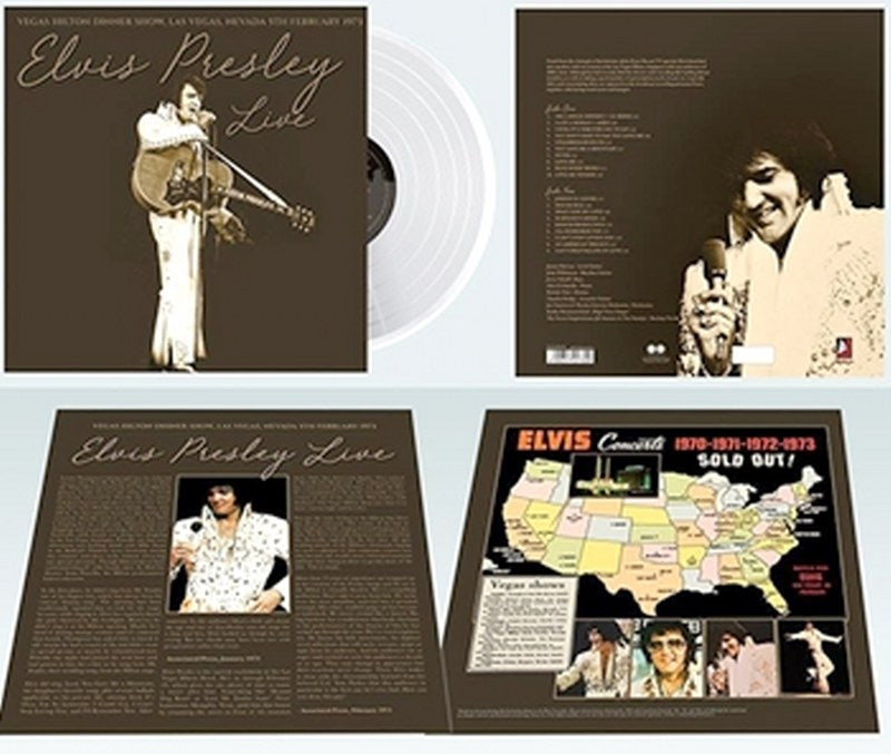 Elvis Presley - Vegas Hlton Dinner Show 1973 [LP] Limited White Colored Vinyl