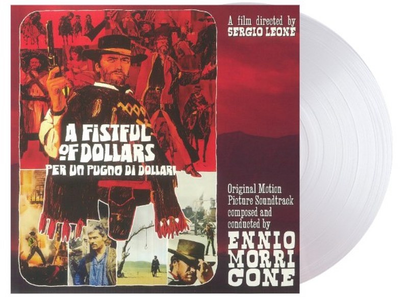 Ennio Morricone - A Fistful Of Dollars (Per Un Pugno Di DollarI) (Soundtrack) [LP]  Limited Clear Colored 10" Vinyl, Insert (Import)