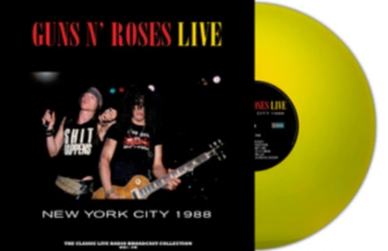 Guns N' Roses- Live In New York City 1988 [LP] Limited Yellow Colored vinyl  (import only)