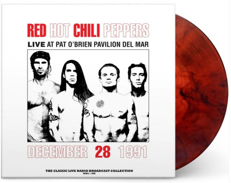 Red Hot Chili Peppers - Live At Pat O Brien Pavilion Del Mar: December 28  1991 [LP] Limited Hand Numbered 180gram Red Marbled Colored Vinyl (import)