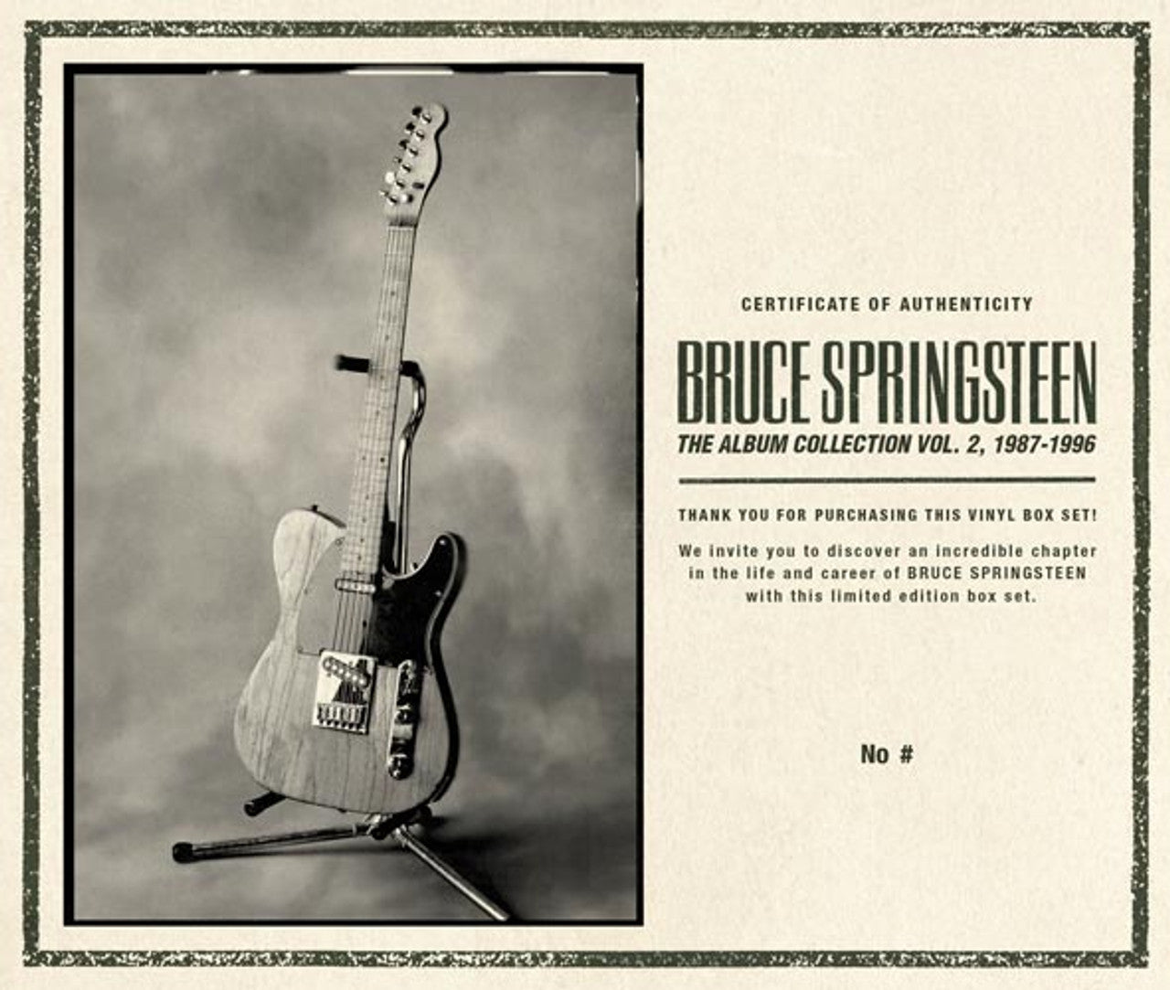 Bruce The Album Collection 2 1987-1996 [10LP Box] Num – Tracks