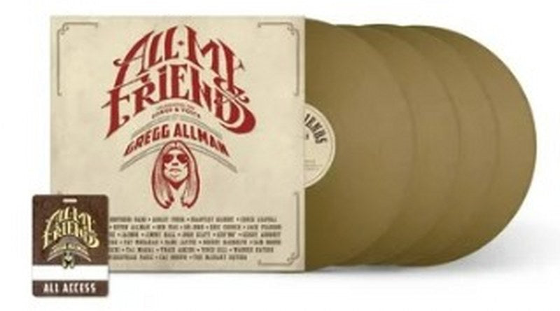 All My Friends: Celebrating The Songs & Voice Of Gregg Allman [4LP] (Gold Vinyl, back stage pass (limited)