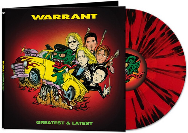 Warrant - Greatest & Latest [LP] (Red & Black Splattered Vinyl) (limited)