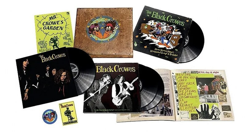 Black Crowes, The - Shake Your Money Maker [4LP] (Super Deluxe Edition, unreleased & B-side songs, show flyer, setlist, tour laminate, 4'' Crowes patch, 20 page book with liner notes)