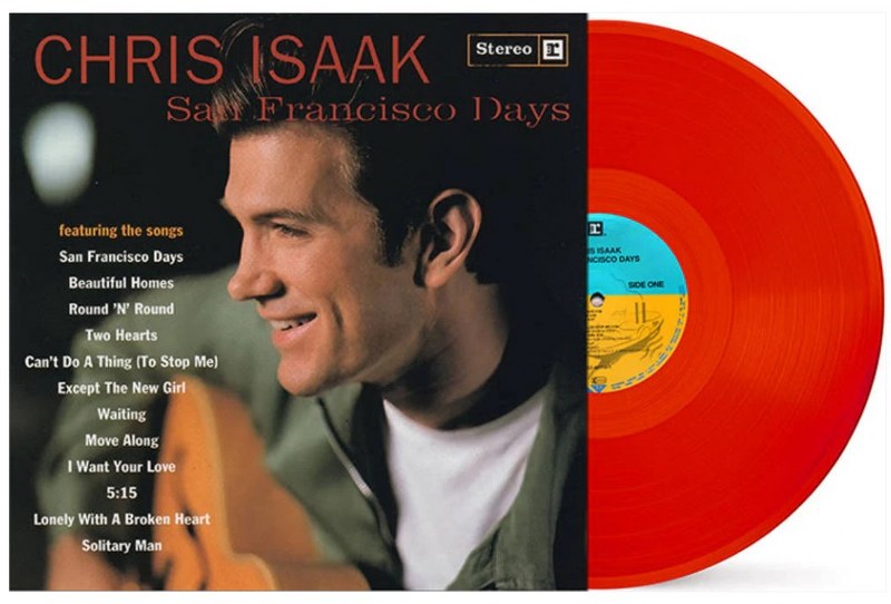 Chris Isaak - San Francisco Days [LP] Red Vinyl (limited to 3000 copies)