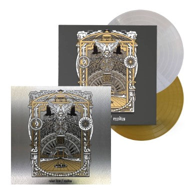Clutch - Robot Hive / Exodus (Heavy Metal Series) [2LP+7''] (Colored 180 Gram Vinyl, cover artwork printed on brushed aluminum shrink wrap, autographed/numbered insert, limited to 400)