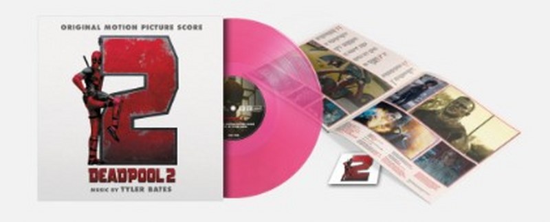 Tyler Bates - Deadpool 2 (Original Motion Picture Score) [LP] (LIMITED TRANSLUCENT PINK 180 Gram Audiophile Vinyl, deluxe embossed/foil sleeve, booklet, magnet, numbered to 1000)