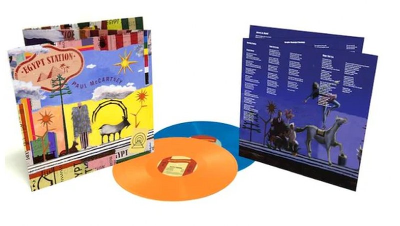 Paul McCartney - Egypt Station Explorer's Edition [2LP] Limited Blue & Orange Colored Vinyl