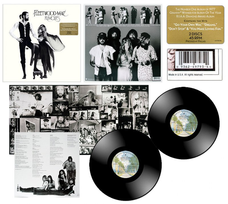 Fleetwood Mac - Rumours [2LP] (180 Gram 45 RPM, original analog masters, limited to 3500)
