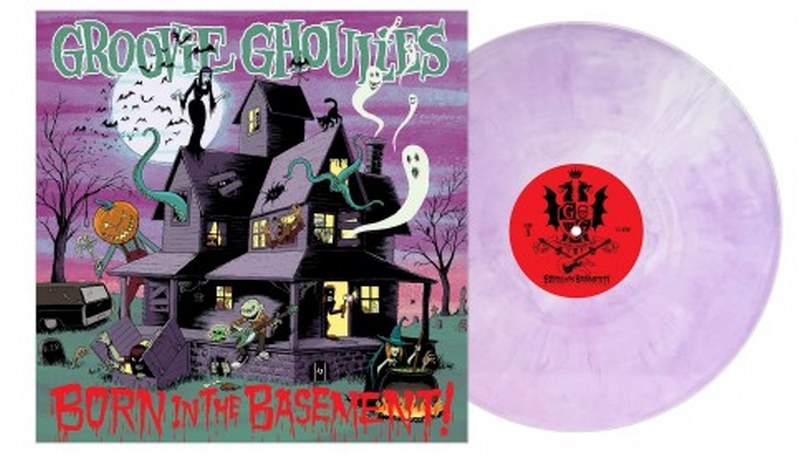 Groovie Ghoulies - Born In The Basement [LP] Limited Neon Violet & White Galaxy Colored Vinyl