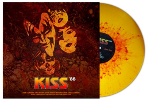 Kiss - '88: WNEW FM Broadcast The Ritz New York 12th August 1988 [LP] Limited Hand Numbered 180gram Orange & Red Splatter Colored Vinyl (import)