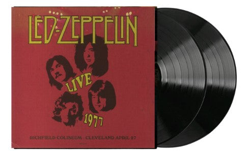 Led Zeppelin - Live At Richfield Coliseum [2LP] Limited Double Black Vinyl (import)