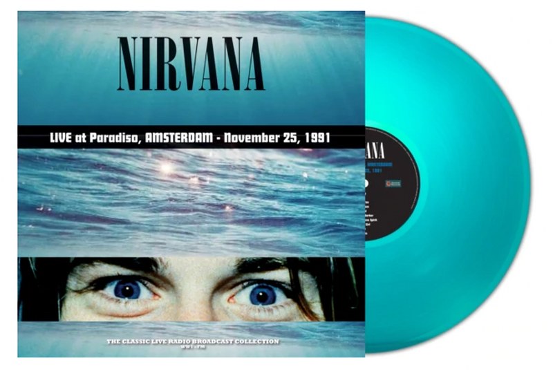 Nirvana - Live At Paradiso Amsterdam November 25 1991 [LP] Limited 180gram Turquoise Marbled Colored Vinyl) (Hand Numbered import)