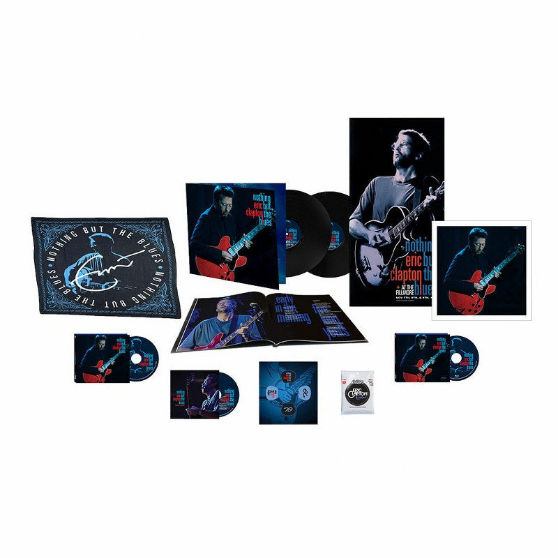 Eric Clapton - Nothing But The Blues [2LP+2CD+BluRay] (exclusive hardcover book with memorabilia, numbered lithograph,12x24 poster, Clapton guitar string set, custom guitar picks, exclusive bandana)