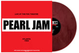 Pearl Jam - Live At The Fox Theatre In Atlanta 1994 [LP] Limited 180gram Red Marbled Colored Vinyl, Hand-Numbered (import)