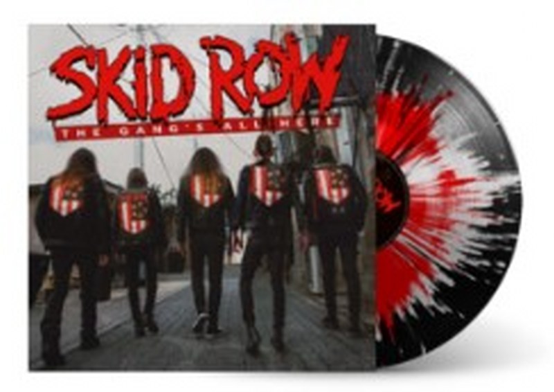 Skid Row - The Gang's All Here [LP] (Black, Red, & White Splatter Vinyl) (limited)