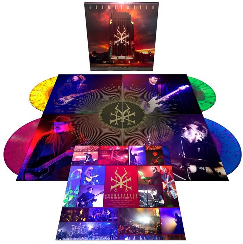 Soundgarden - Live From The Artists Den [4LP] Limited 180gram Splatter Green Purple Blue Colored VInyl