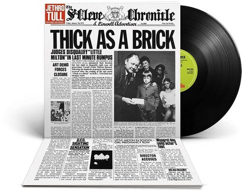 Jethro Tull - Thick As A Brick [LP] (50th Anniversary Edition) Half-Master (Reproduced 12-Page Newspaer Package)
