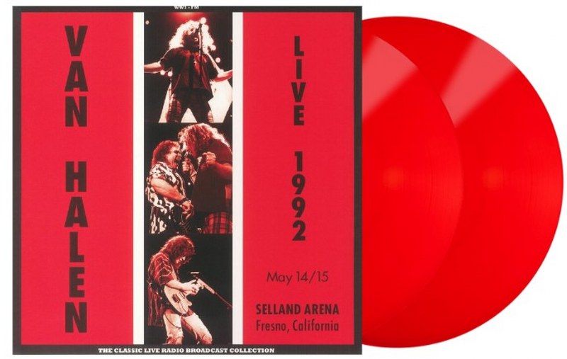 Van Halen - Live At The Selland Arena Fresno 1992 [2LP] Limited Red Colored vinyl