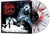 White Lion - Fight To Survive [LP] (White/Black/Red Splatter Vinyl, limited)